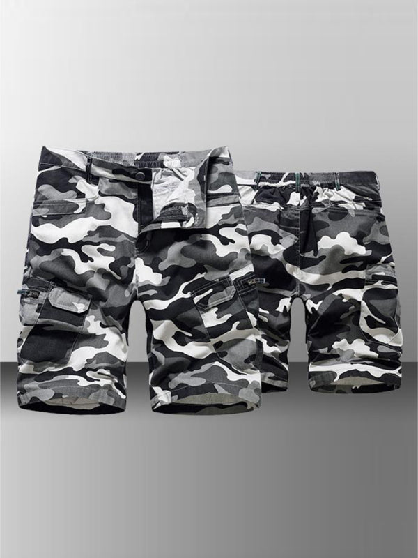 Men's Camouflage Print Cargo Shorts Shello's Creative Boutique