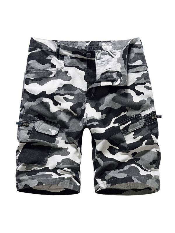 Men's Camouflage Print Cargo Shorts Shello's Creative Boutique