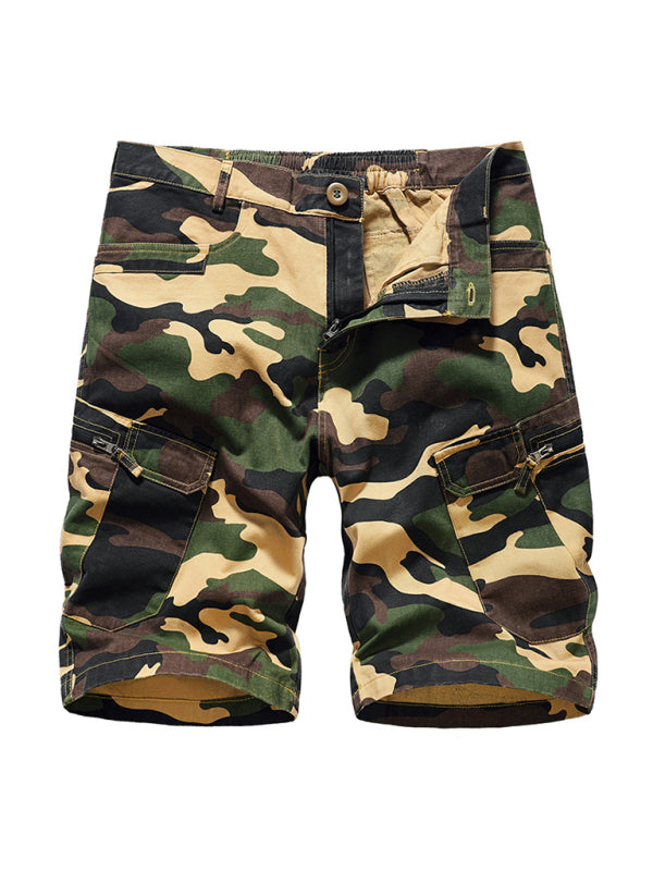 Men's Camouflage Print Cargo Shorts Shello's Creative Boutique