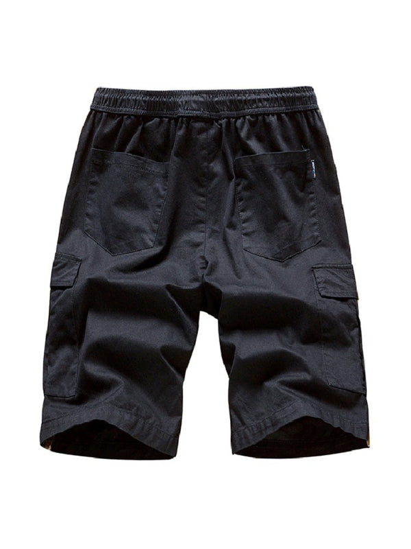 Men's Camouflage Print Panel Multi Cargo Shorts Shello's Creative Boutique