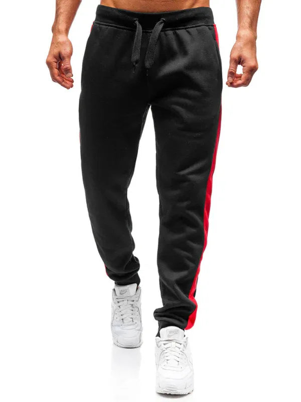 Men's fashion casual stitching pencil trousers - Shello's Creative Boutique