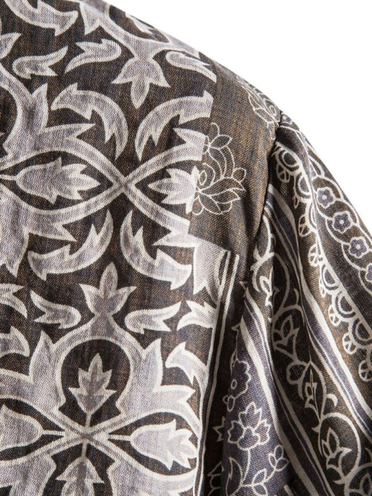 Vacation Floral Men's Casual Short Sleeve Floral Shirt Shello's Creative Boutique