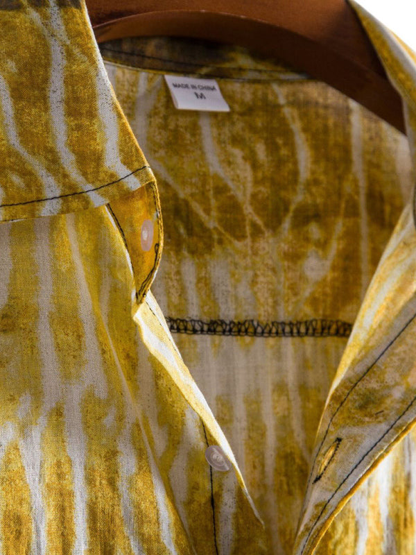 Vacation Floral Men's Casual Short Sleeve Floral Shirt Shello's Creative Boutique