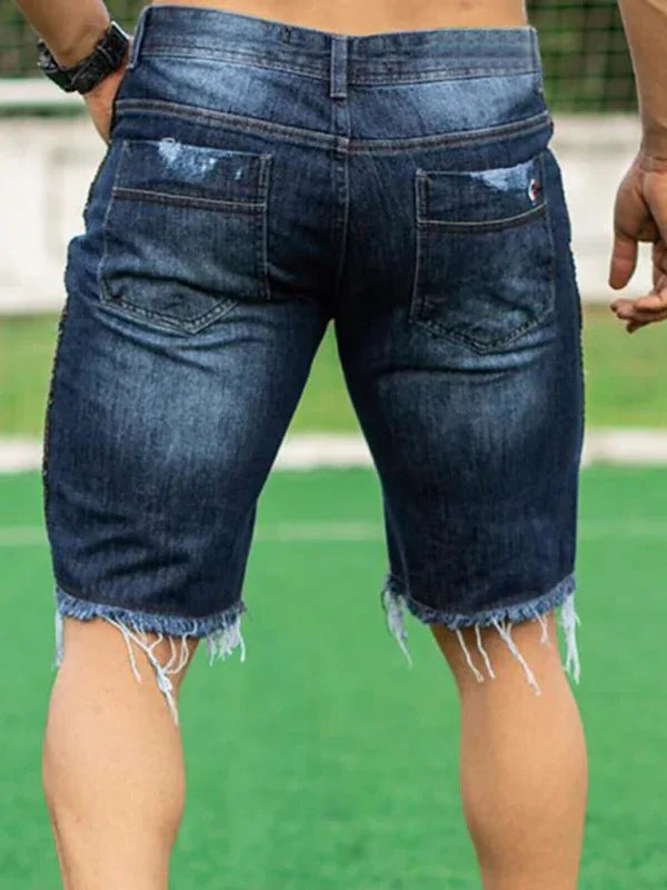 Slim Fit Fashion Jeans Men's Shorts – Effortlessly Cool and Comfortable! - Shello's Creative Boutique