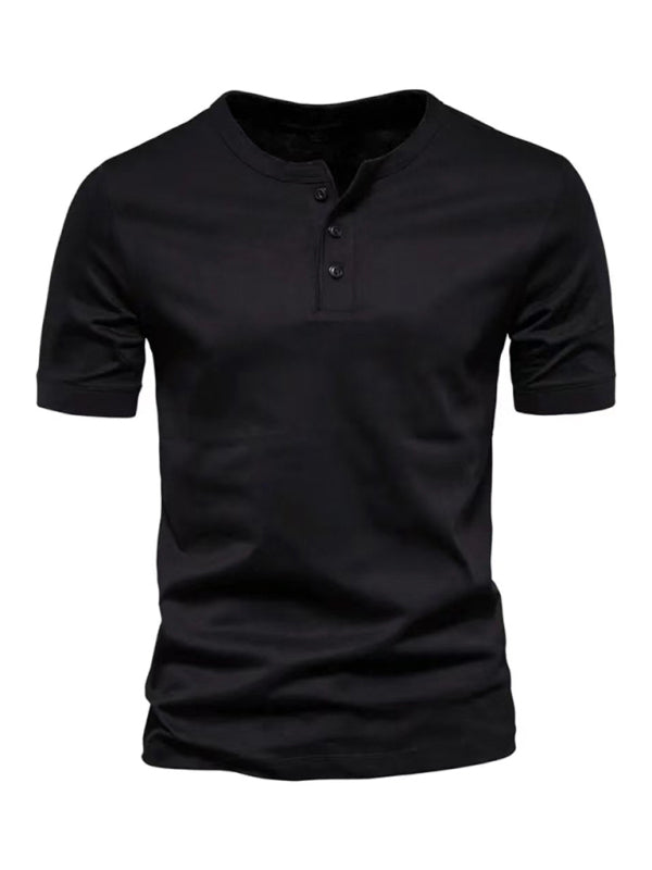 Henry Crewneck Short Sleeve T-Shirt Men's Slim Fit Shello's Creative Boutique