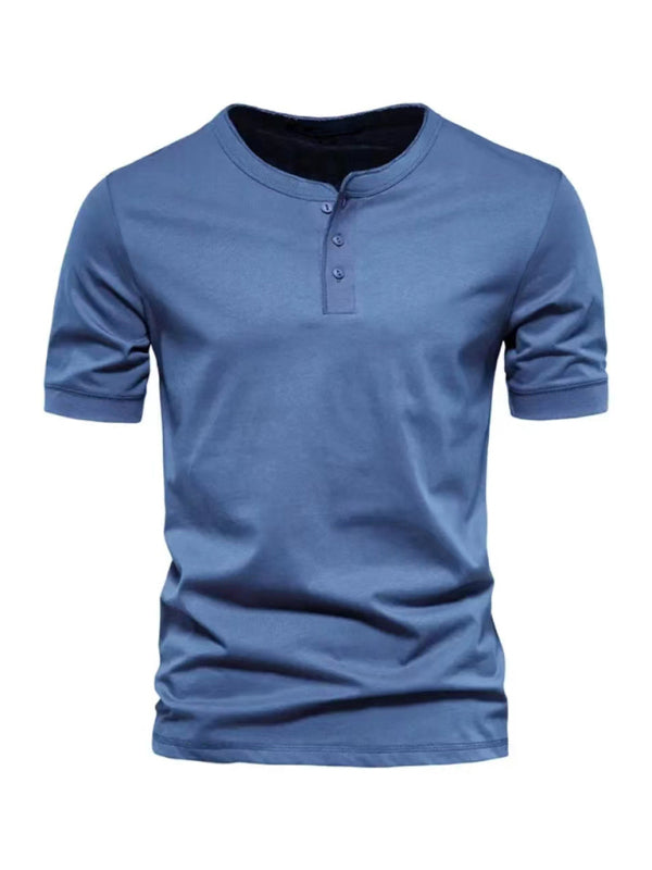 Henry Crewneck Short Sleeve T-Shirt Men's Slim Fit Shello's Creative Boutique