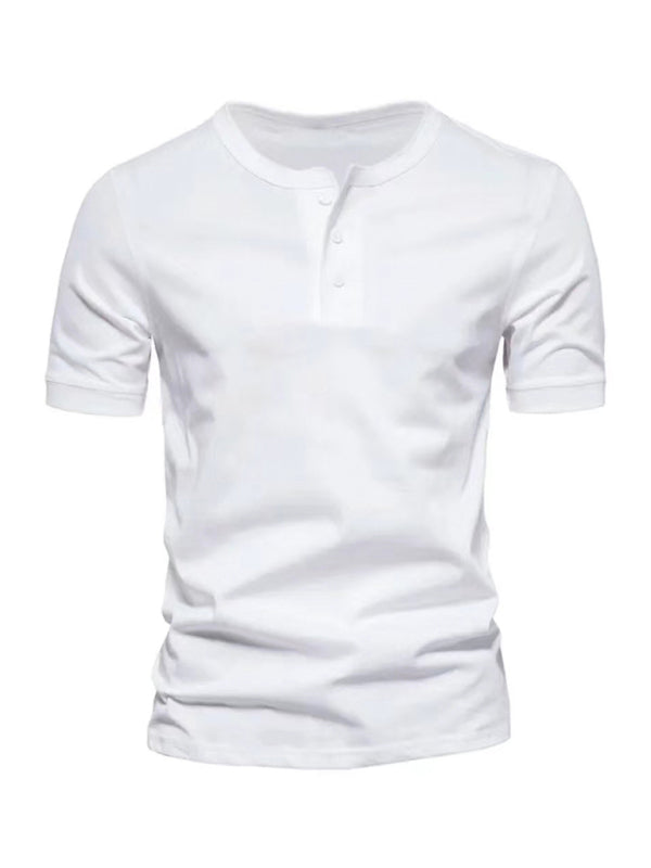 Henry Crewneck Short Sleeve T-Shirt Men's Slim Fit Shello's Creative Boutique