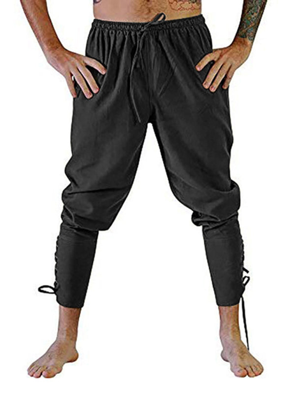 men's trousers ankle strap trousers cuffed trousers Shello's Creative Boutique