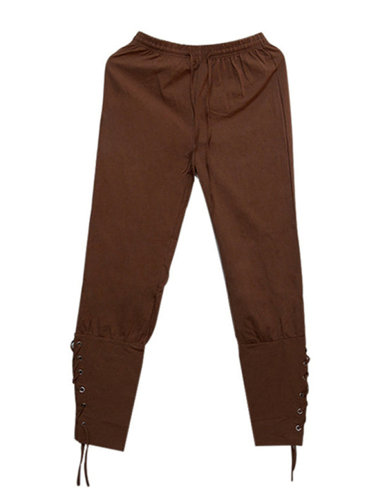 men's trousers ankle strap trousers cuffed trousers Shello's Creative Boutique