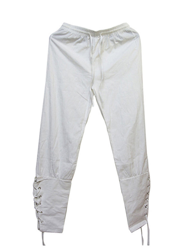 men's trousers ankle strap trousers cuffed trousers Shello's Creative Boutique
