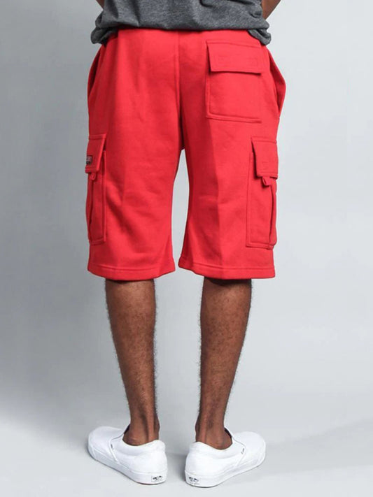 New style five-point pants casual multi-pocket loose straight-leg cargo shorts Shello's Creative Boutique