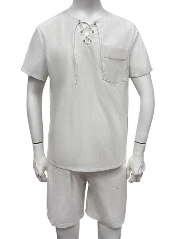 Men's new casual beach short-sleeved/long-sleeved tops Shello's Creative Boutique