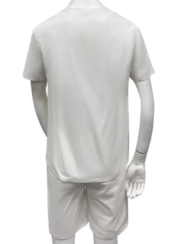 Men's new casual beach short-sleeved/long-sleeved tops Shello's Creative Boutique