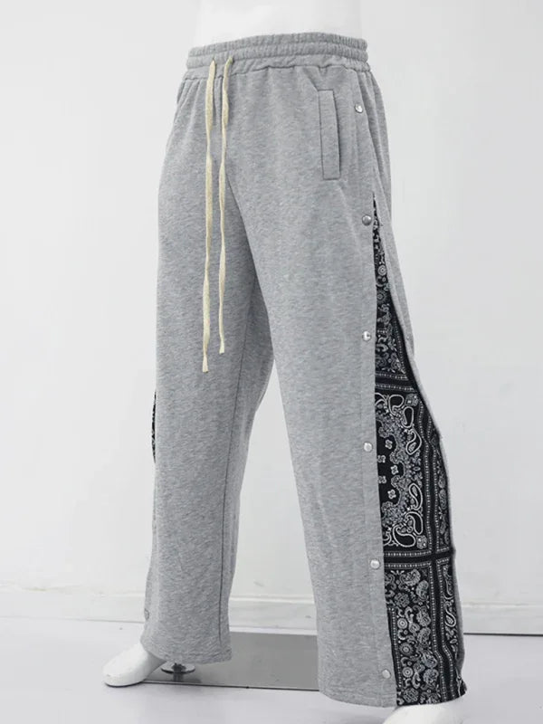 Trendy and Comfortable - New Men's High Street Hip-Hop Wide-Leg Trousers - Shello's Creative Boutique