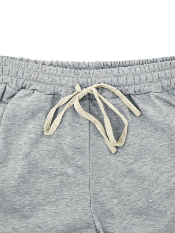 New men's high street multi-line hip-hop breasted sports cashew flower wide-leg casual trousers Shello's Creative Boutique