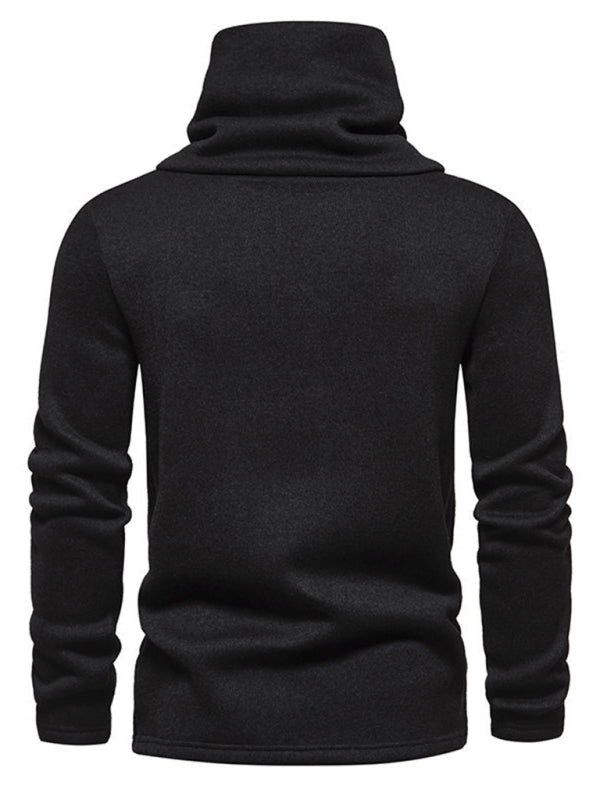 New high collar British style warm casual pile collar top Shello's Creative Boutique