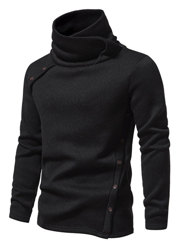 New high collar British style warm casual pile collar top Shello's Creative Boutique