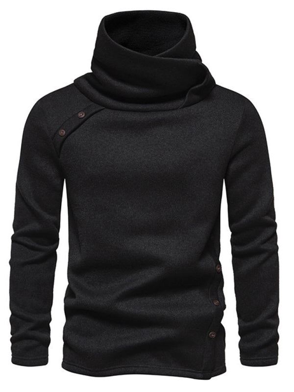 New high collar British style warm casual pile collar top Shello's Creative Boutique