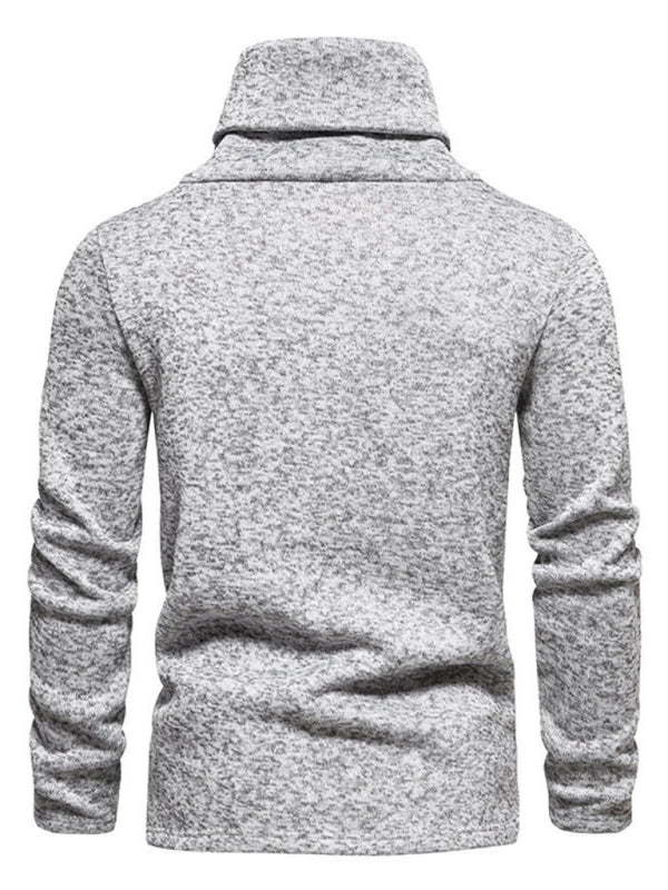New high collar British style warm casual pile collar top Shello's Creative Boutique