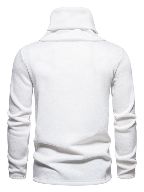 New high collar British style warm casual pile collar top Shello's Creative Boutique