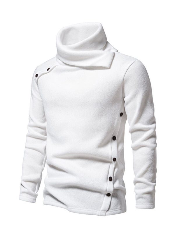 New high collar British style warm casual pile collar top Shello's Creative Boutique