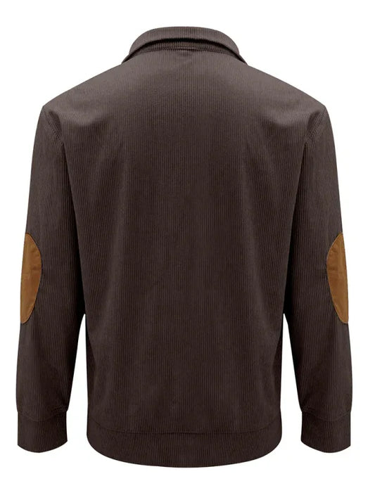 Men's Casual Outdoor Jacket Casual Stand Collar Long Sleeve Sweatshirt - Shello's Creative Boutique