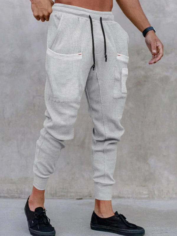 Men's new sports pants, loose legged, multi-pocket casual trousers Shello's Creative Boutique
