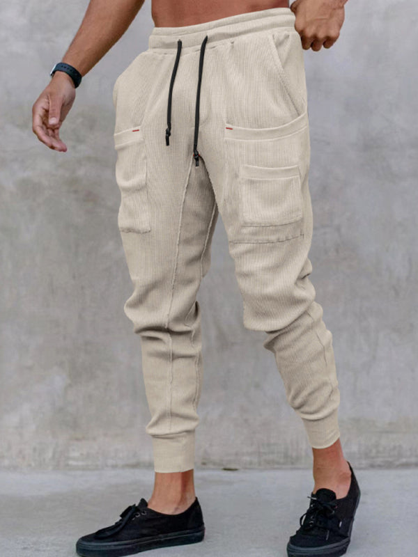 Men's new sports pants, loose legged, multi-pocket casual trousers Shello's Creative Boutique
