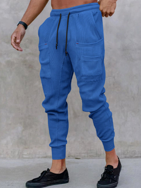Men's new sports pants, loose legged, multi-pocket casual trousers Shello's Creative Boutique