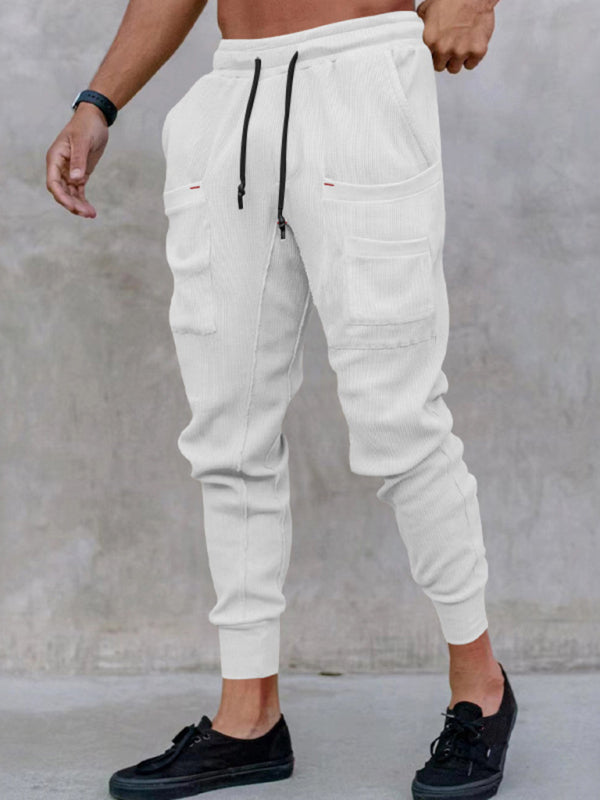 Men's new sports pants, loose legged, multi-pocket casual trousers Shello's Creative Boutique