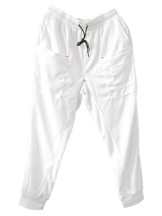 Men's new sports pants, loose legged, multi-pocket casual trousers Shello's Creative Boutique