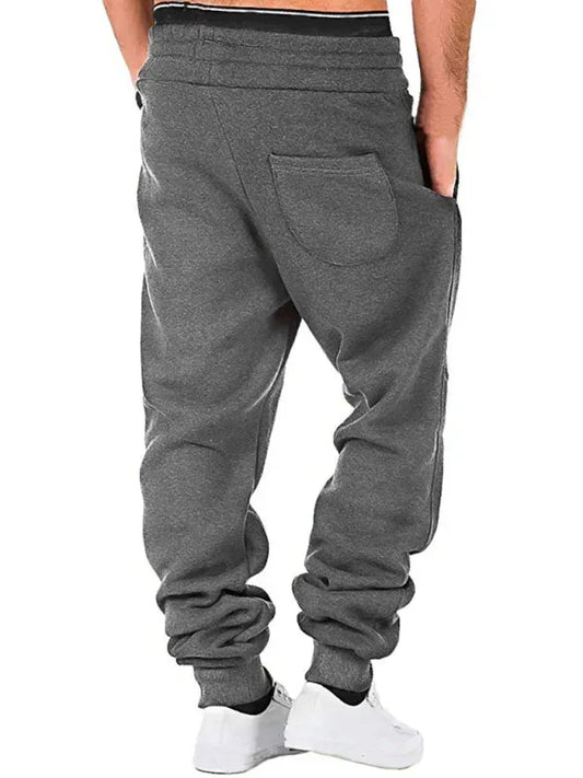 Men's elastic waist sports casual trousers and sweatpants - Shello's Creative Boutique