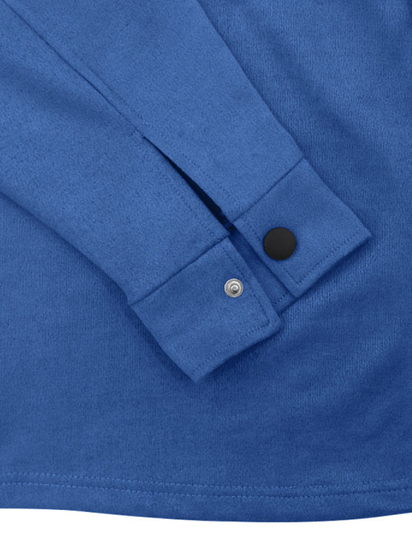 Men's new long-sleeved trousers single-breasted jacket solid color slim two-piece set Shello's Creative Boutique