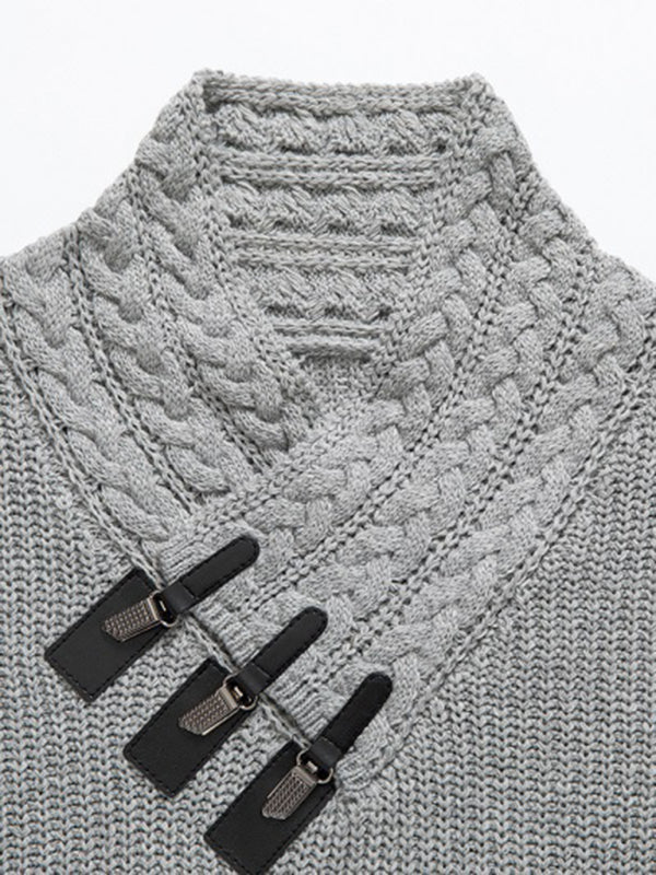 Men's Cable Knit Sleeveless Sweater Shello's Creative Boutique