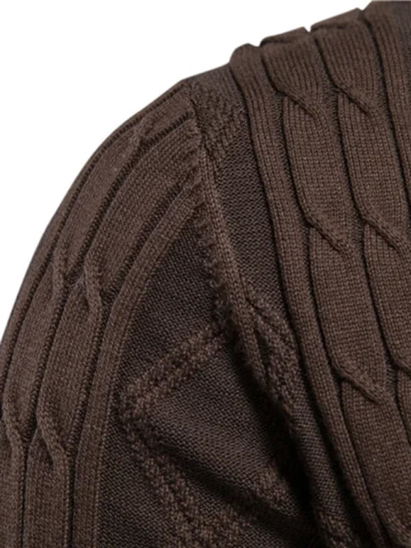 Men's Fashion Self Design Knit Cardigan Shello's Creative Boutique