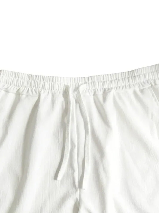 Men's Breathable Linen Loose Casual Sports Trousers - Shello's Creative Boutique