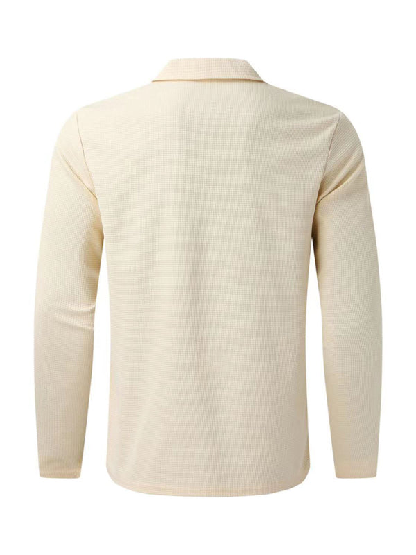 Men's new loose thin plaid long sleeve suit Shello Creative Boutique