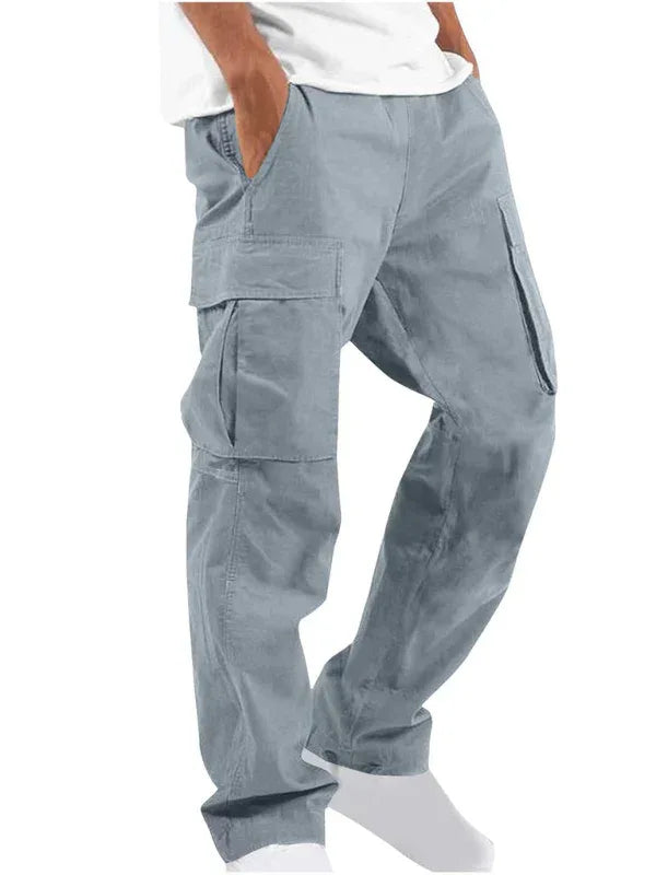 Men's Loose School Bag Workwear Casual Trousers - Shello's Creative Boutique