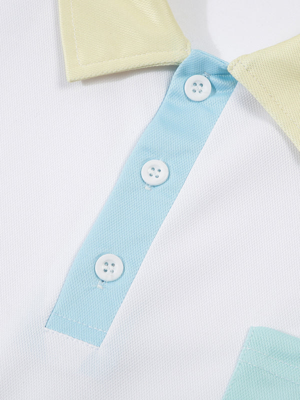 New fashionable and versatile casual lapel polo shirt Shello's Creative Boutique