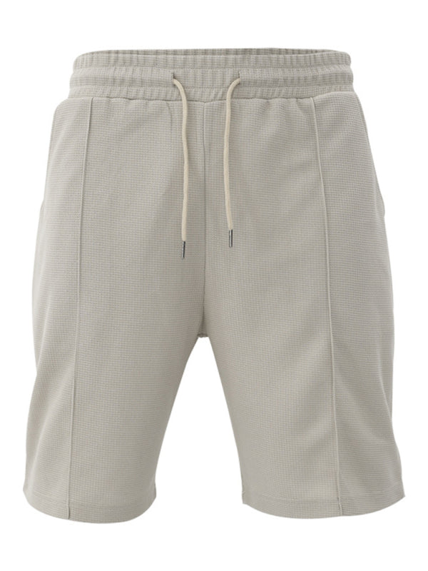 Men's new casual solid color shorts short sleeve suit Shello's Creative Boutique