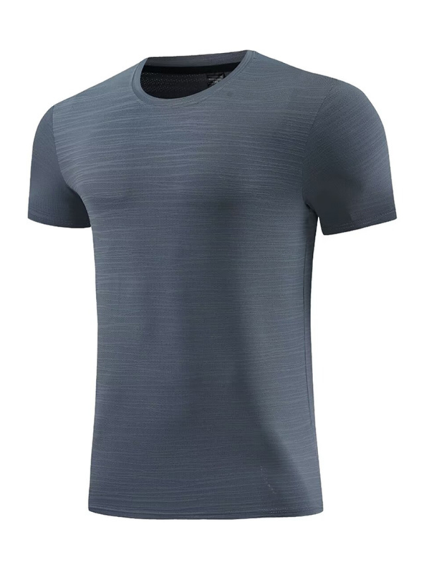 Men's new ice silk quick dry round neck short sleeve sports T-shirt Shello Creative Boutique