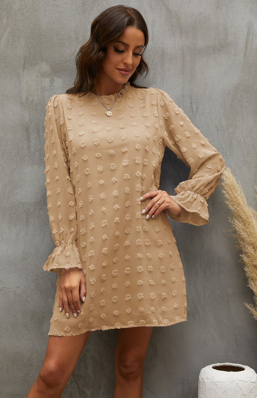 Women’s Textured Woven Shift Dress Shello Creative Boutique