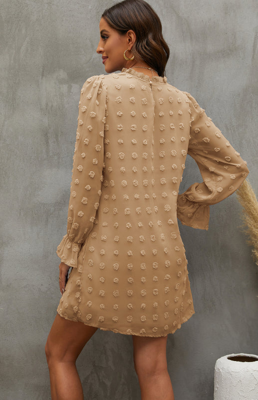 Women’s Textured Woven Shift Dress Shello Creative Boutique