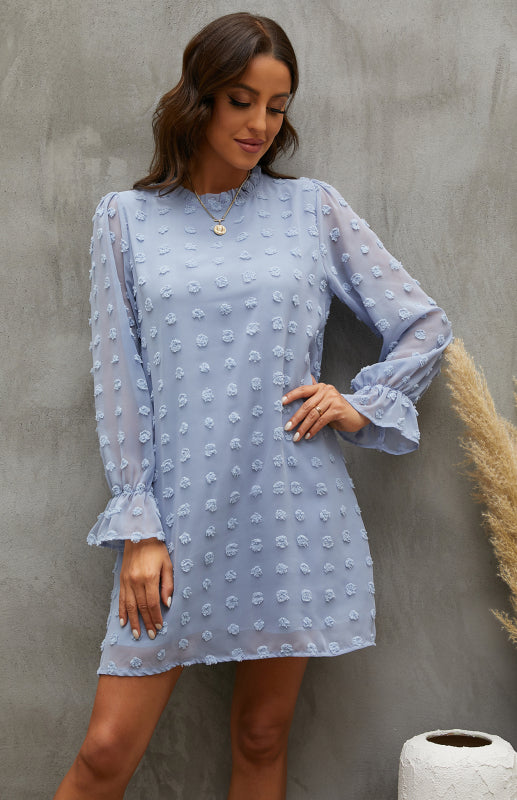 Women’s Textured Woven Shift Dress Shello Creative Boutique