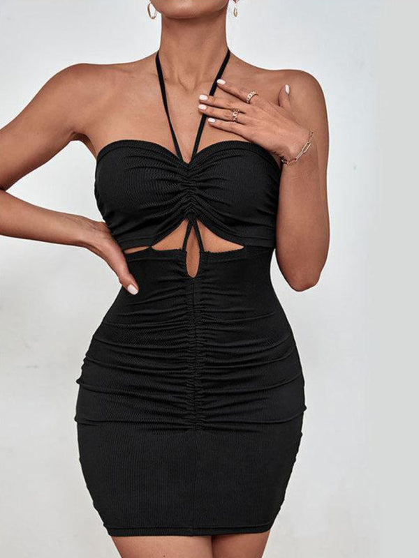Sling nightclub women's European and American sexy backless dress Shello Creative Boutique