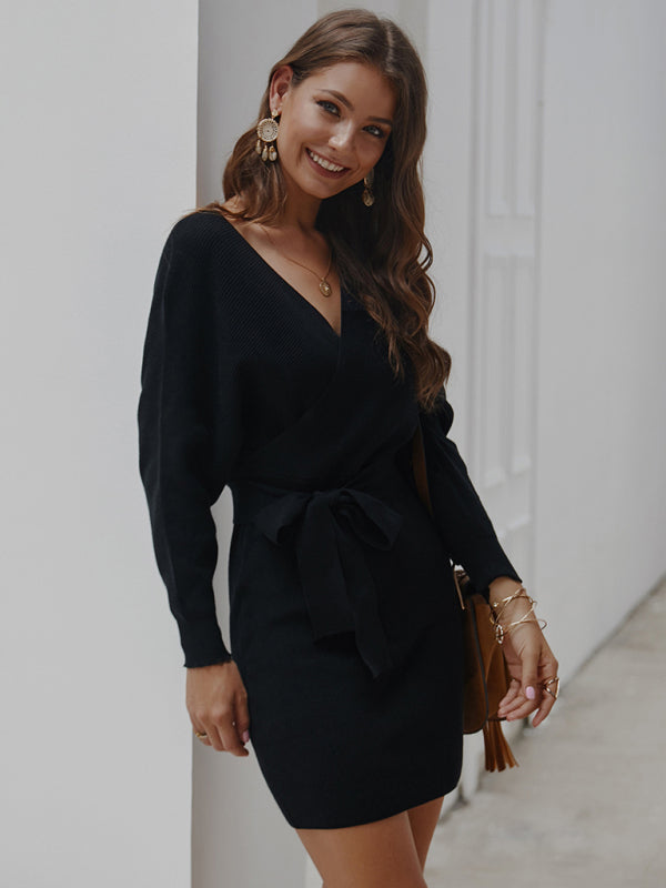 Women's Knitwear Sexy Pack Hip Warm Sweater Top Shello's Creative Boutique