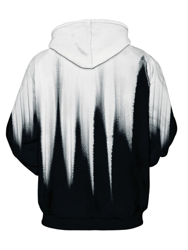 Men's Horror Gradient Knit Hoodie Shello's Creative Boutique