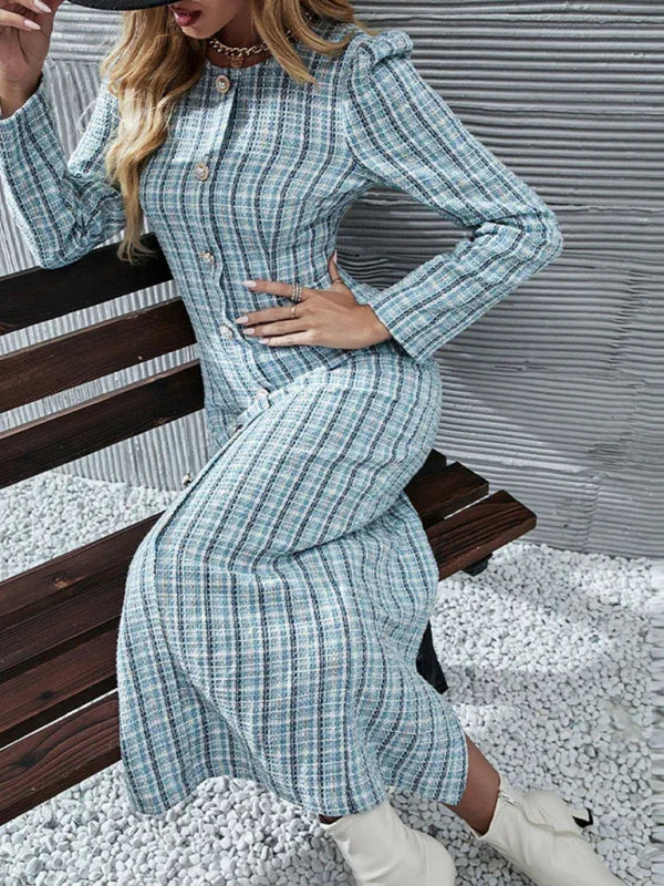 Women's Slit Bag Hip Dress for Effortless Elegance and Chic Comfort - Shello's Creative Boutique
