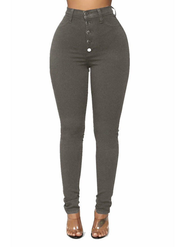 Women's Fashion Versatile High Waist High Elastic Hip Lift Jeans Shello Creative Boutique