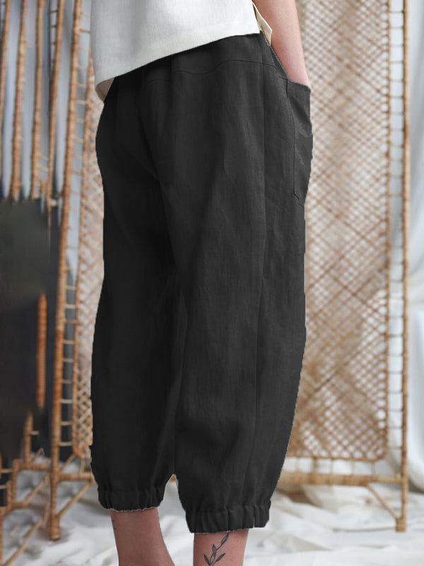 New style loose pocket casual pants Shello's Creative Boutique